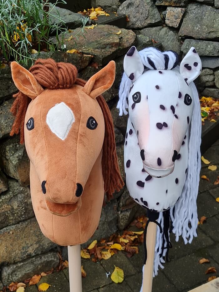 Ohren Hobby Horse Hand angenäht