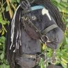 Hobby Horse Schwarzer mit Martingal