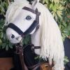 Hobby Horse wollweiß mit Sprenkel