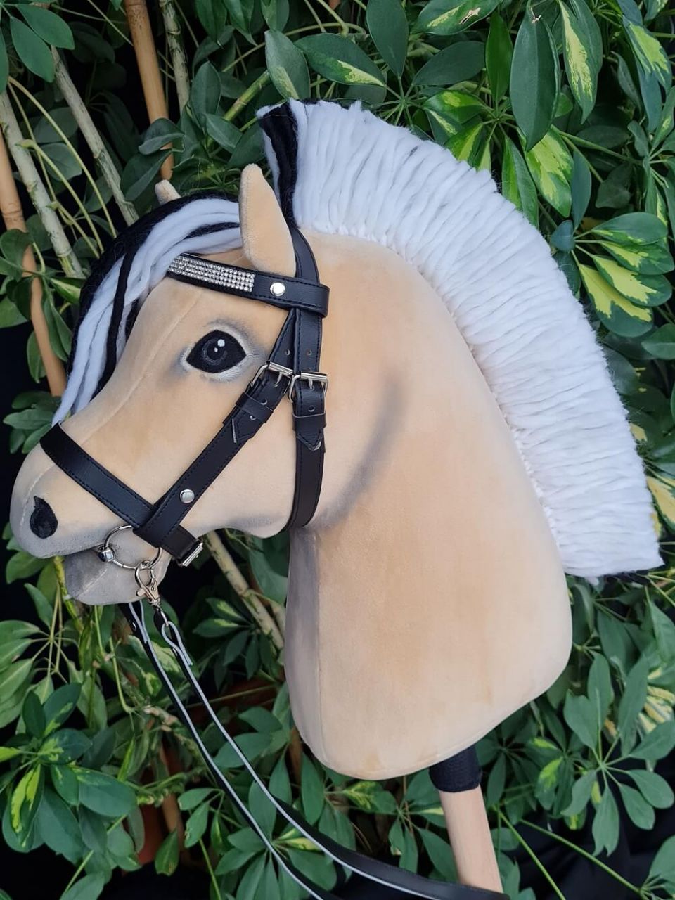 Hobby Horse Fjordpferd schattiert Trense mit Gebiss