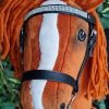 Hobby Horse Fuchs schattiert Trense mit Strasssteinen