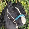 Hobby Horse Schwarzer mit Knotenhalfter
