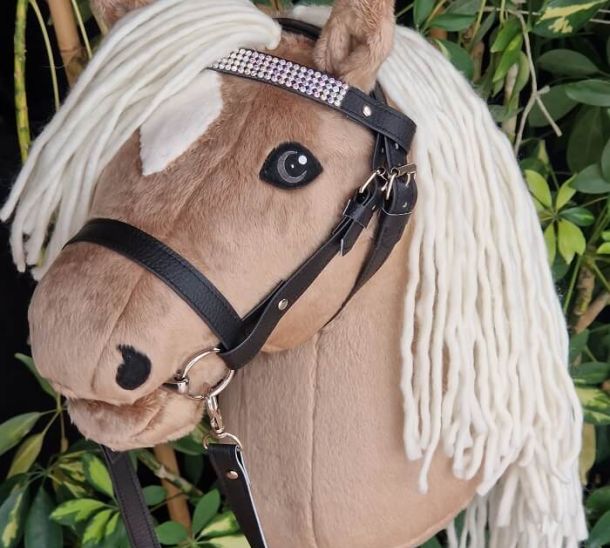Hobby Horse Hellbrauner Trense mit Gebiss