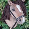 Hobby Horse hellbraun schattiert Trense mit Webband